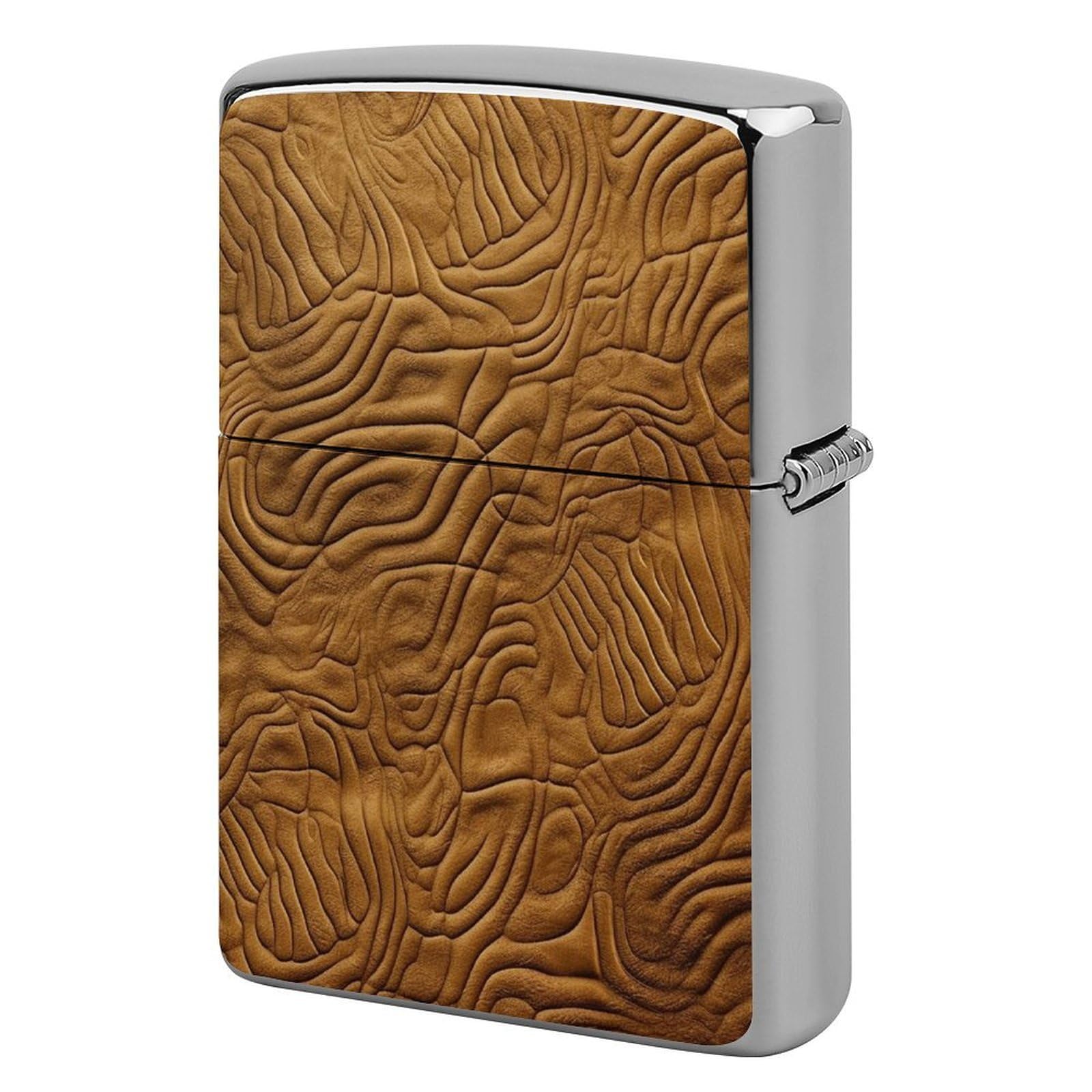 Golden Pattern Lighter Cover for Men, Personalized Lighter Case for Birthday Gift, Flip-Top Lighters Protective Cover, Portable Lighters Shell for Outdoor, Travel