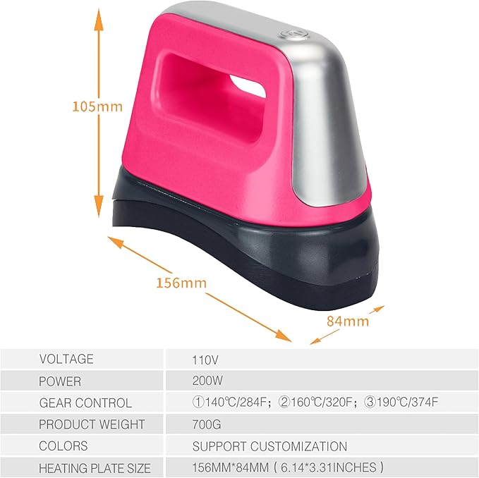 Prensa Térmica para Gorras MEETDUMPL, Placa Curva 6.3x3.3 in, 110V miniatura 2