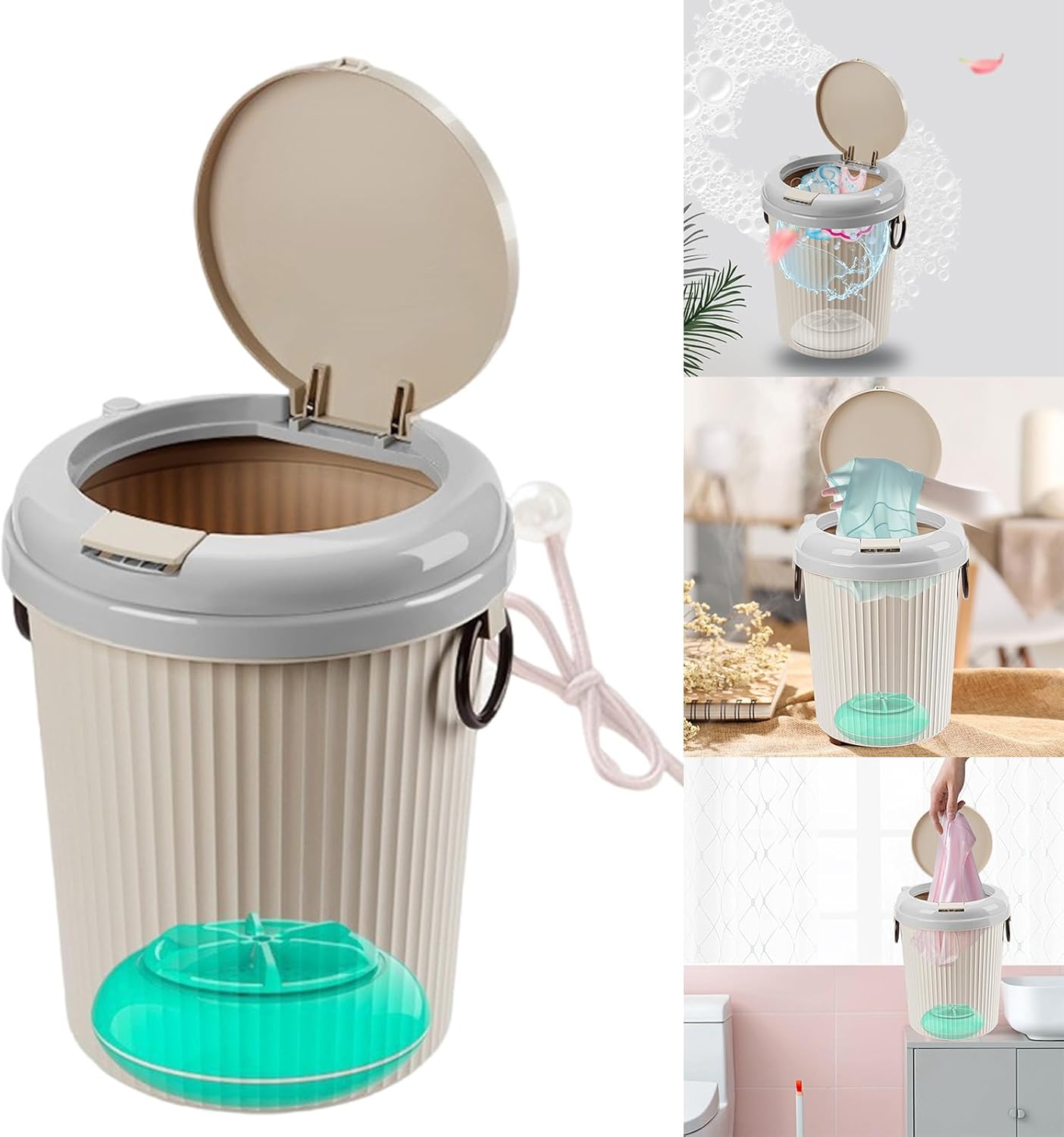 Underwear Washing Machine Underwear Clothes Small Laundry Lightweight Portable for Apartment Portable Washing for Outdoor Travel