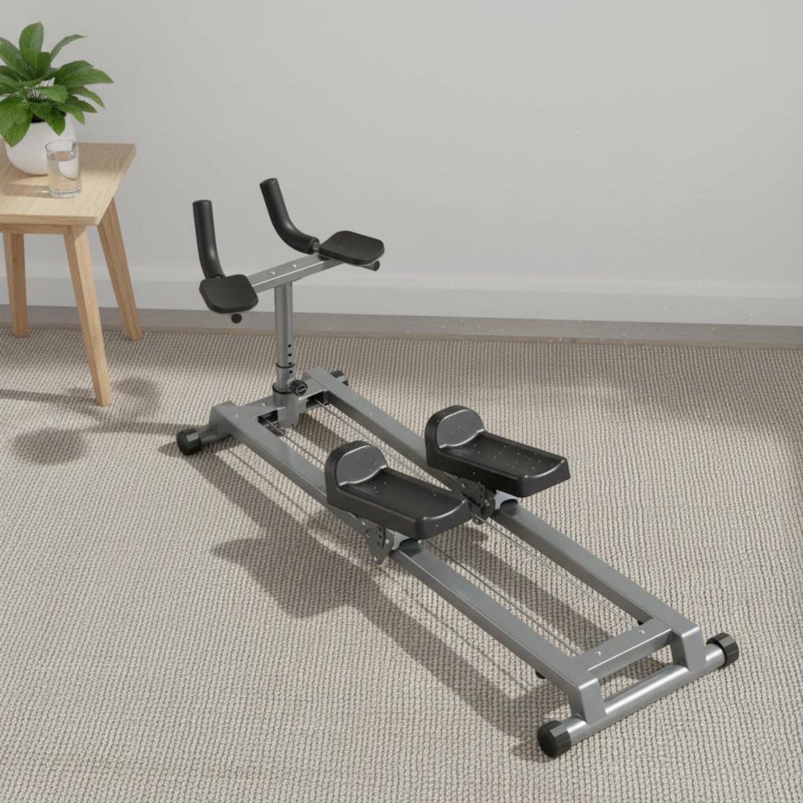 Arrampicatore Indoor Macchina Fitness Attrezzo Palestra Domestico Climber Cardio Allenamento Continuo Basso Impatto Struttura Stabile Acciaio