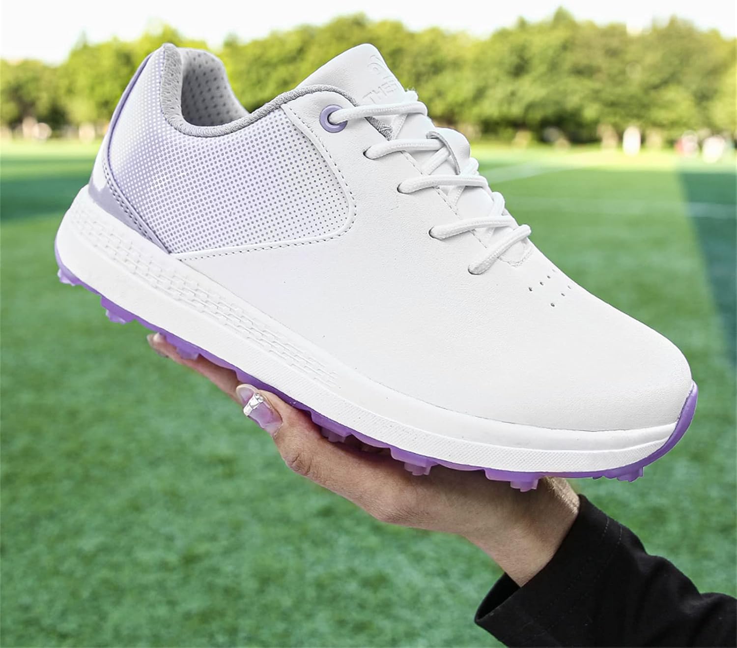 Women's Golf Shoes Spikeless Fashion Sneaker Waterproof Anti-Slip Lightweight
