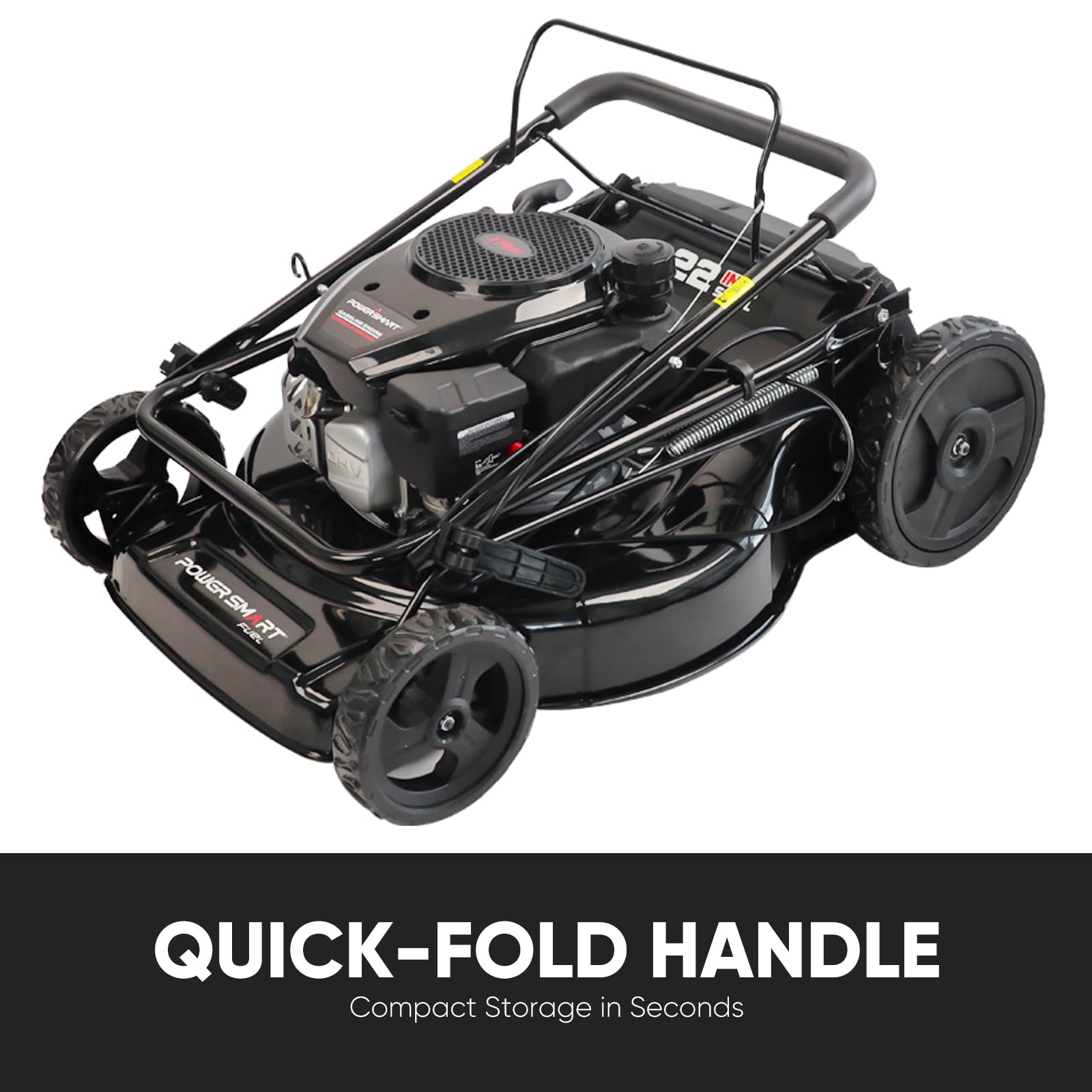 PowerSmart EasyGlide 21-Inch Gas Lawn Mower, 144cc 4-Stroke OHV Engine, Push Walk-Behind, 3-in-1 Mulch/Bag/Side Discharge, Steel Deck, 6 Height Adjustment product image 23