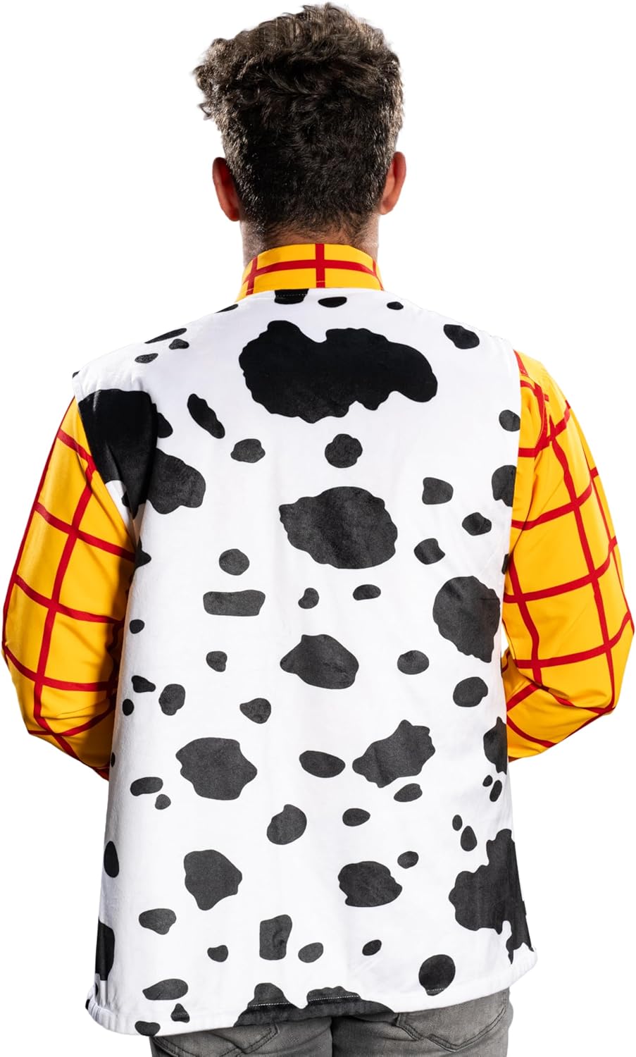 Sheriff Woody Cowboy Adult Halloween Costume Set (Shirt, Vest, and Badge)