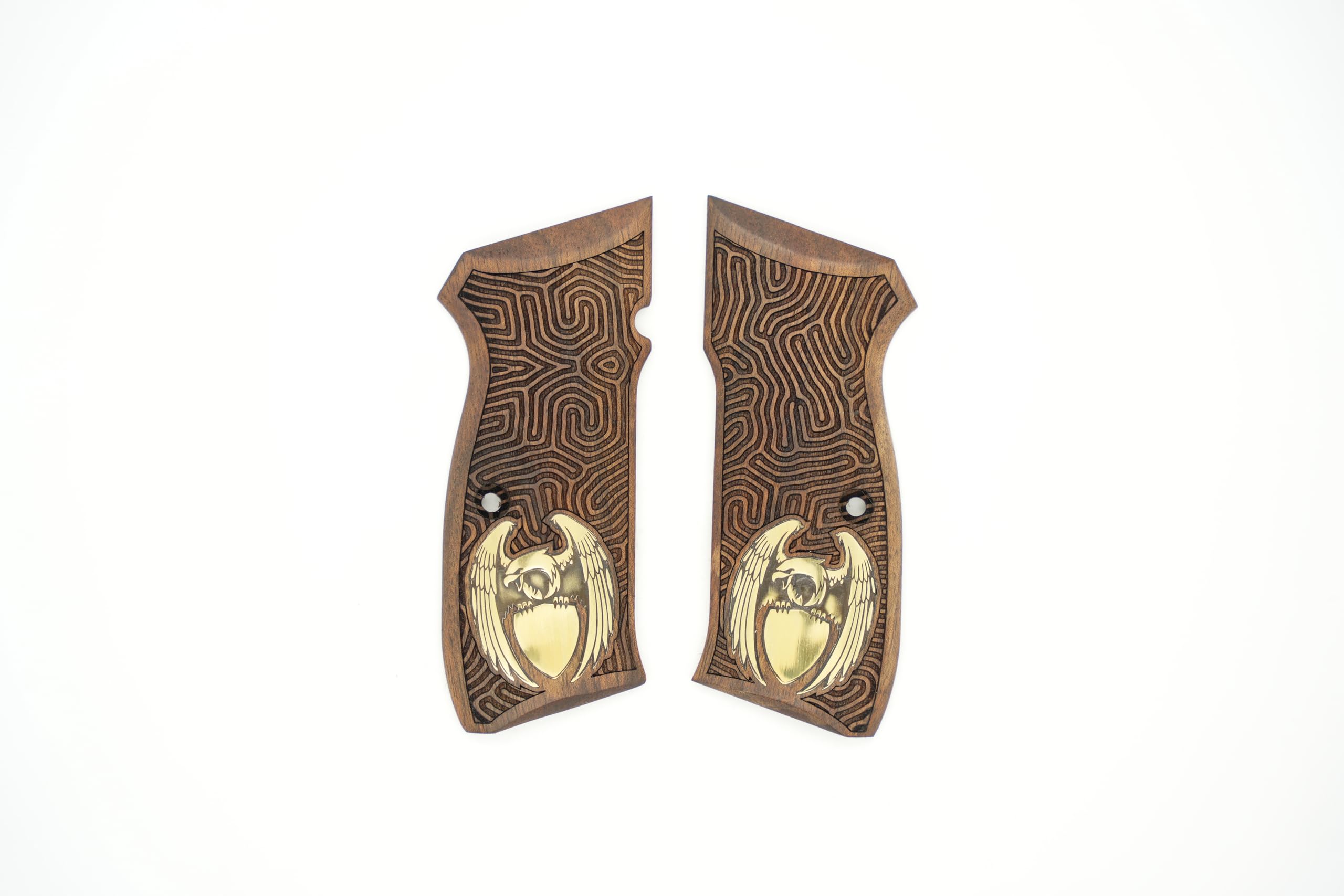Poignées En Noyer Pour CZ 75, SP-01, Shadow - Compatibles KSD, Marque KSD Grips