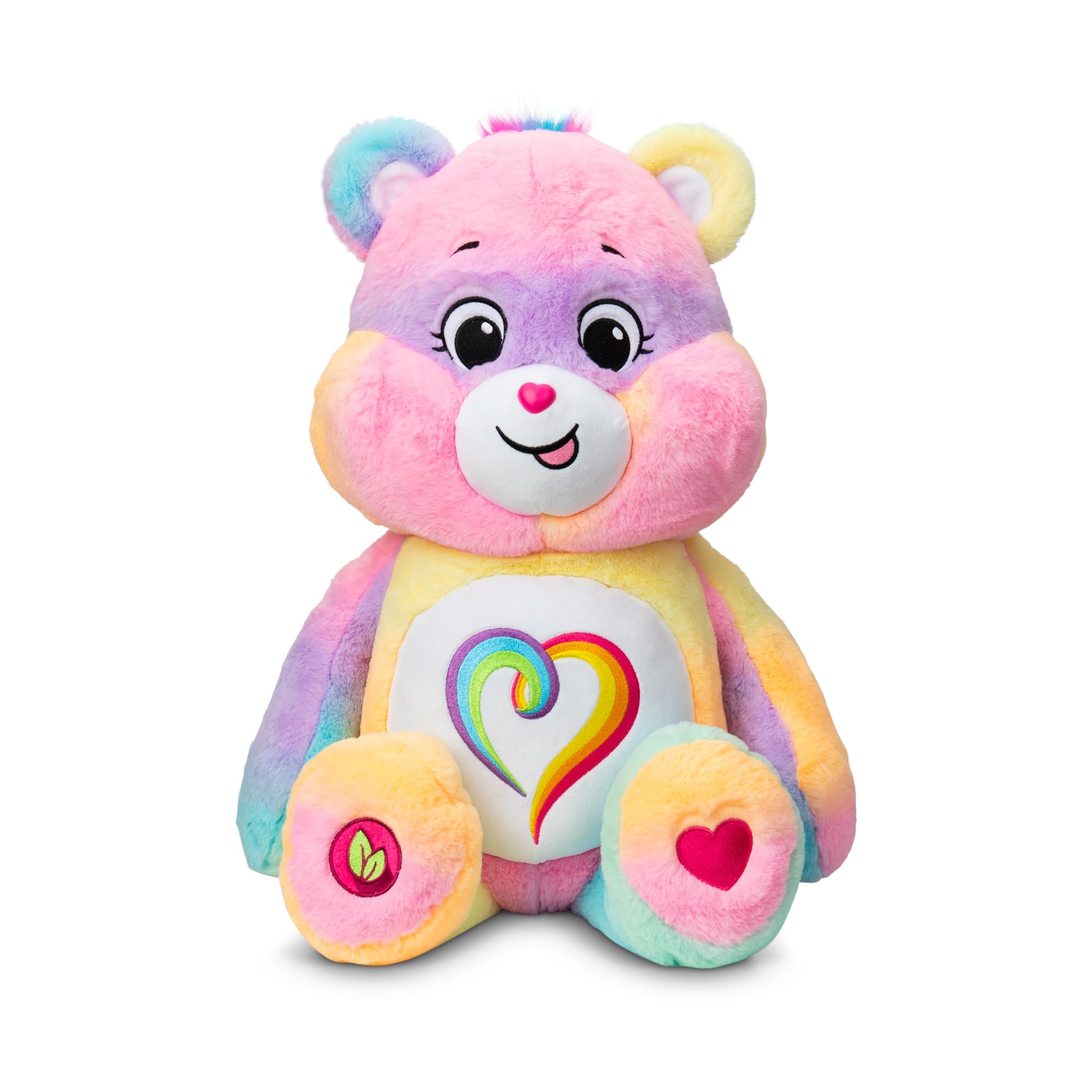 Basic Fun Care Bears Jumbo Togetherness Bear Pluszowa zabawka 60 cm, miękka, przytulana zabawka kolekcjonerska, duży pluszowy miś, pluszowa zabawka dla dzieci