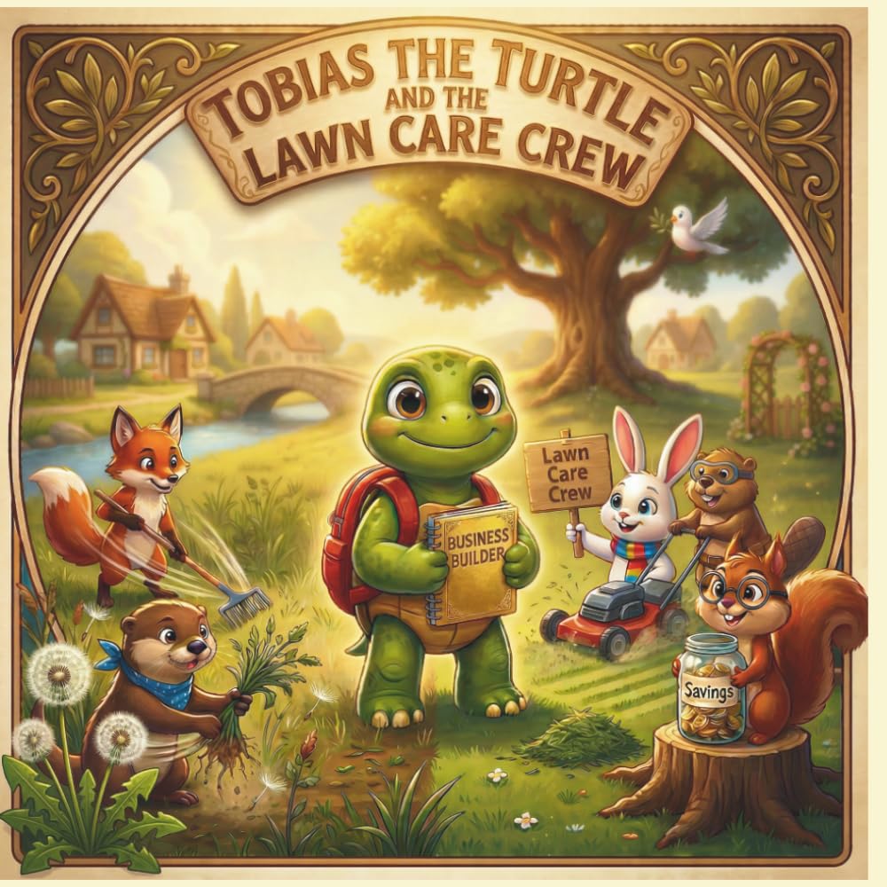 Tobias the Turtle and The Lawn Care Crew: A Children’s Story About Work Ethic, Responsibility, and Building Confidence Through Helping Others (Tobias The Turtle: A Business Builder Story)