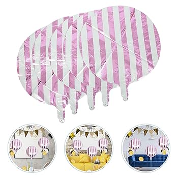 【2plan】25SS★ [Premium/Made] Classic Stripe Balloon SH Amazon.com: KatchOn, Red and White Carnival Balloons - Pack