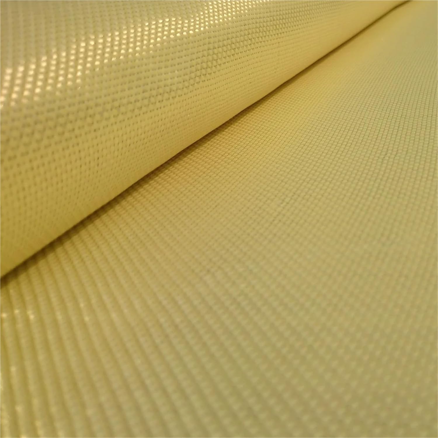 1100D 200gsm Yellow Kevlar Fabric para-Aramid Synthetic Aramid Fiber Cloth Plain 20"/50cm Width(1 Square Meter)