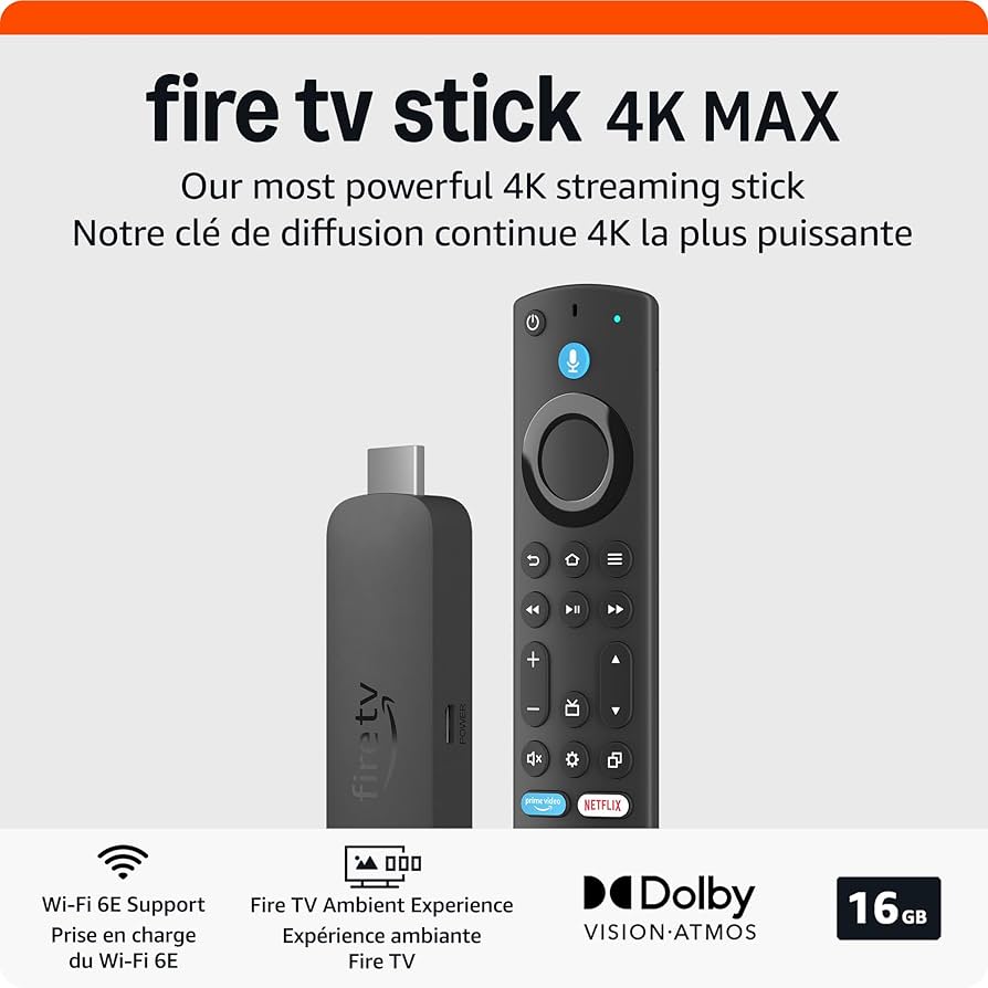 Amazon Fire TV Stick 4K Max - Elevate Your Entertainment