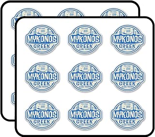 Mykonos Greece 2" 18 Pack Planner Calender Scrapbooking Crafting Stickers