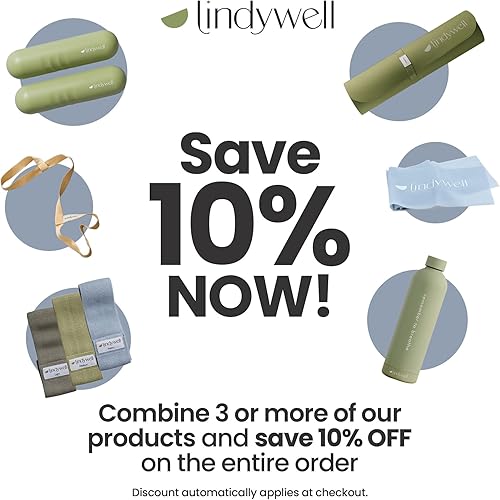 Miniatura 3 de Lindywell Juego de 2 pesas de mano de agarre suave, 2.2 libras, pesas de mano para mujeres y hombres, tonificación fina, pilates, terapia física,