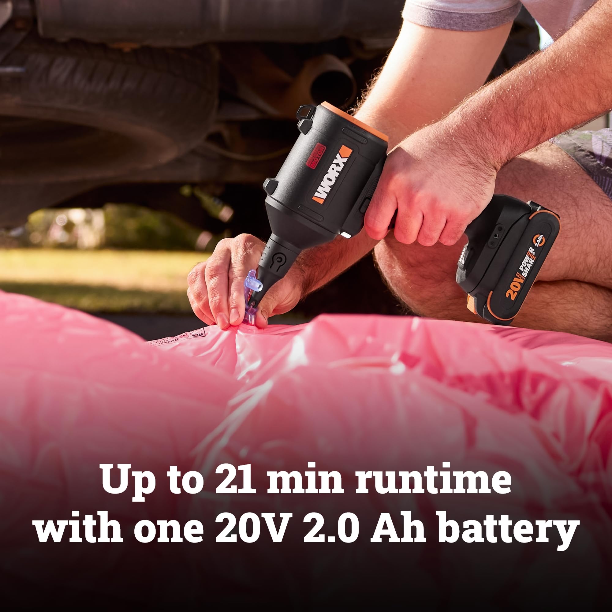 Amazon.com: WORX Cordless Blower/Inflator, 20V 39 CFM 470 MPH