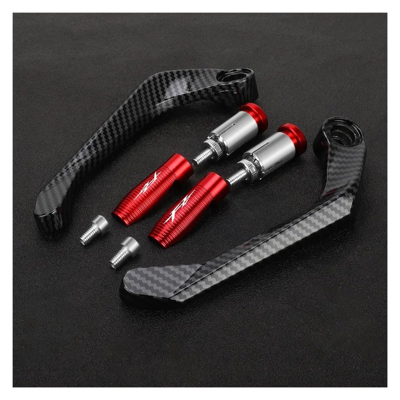 Yuhow Red Motorcycle Joystick Guards For Yamaha Fz07 Fz09 Fz1 Fz6 Fz8 Fz10 Fz150 Fz16 Fz25(Red)