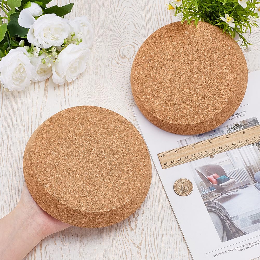 OLYCRAFT 2pz Tappi di Sughero Grandi 15-17cm Tappi di Sughero per Bottiglie Tappo di Sugheri Conici Tappo di Sugheri Coperchi di Barattoli di Conserve per Cucina Bottiglie di Vetro Barattoli di Vetro