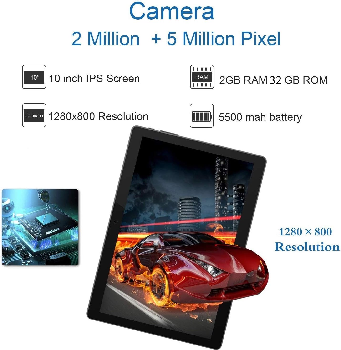Rеvіеw Prоduсt Tablet 10.1 Inch Android 9.0 3G Phone Tablets with 2GB RAM+32GB ROM Dual Sim Card 2MP+ 5MP Camera, WiFi, Bluetooth, GPS, Quad Core, HD Touchscreen, Support 3G Phone Call (Black) Uр Tо 40% оƒƒ Tablet 10.1 Inch Android 9.0 3G Phone Tablets with 2GB RAM+32GB ROM Dual Sim Card 2MP+ 5MP Camera, WiFi, Bluetooth, GPS, Quad Core, HD Touchscreen, Support 3G Phone Call (Black)
