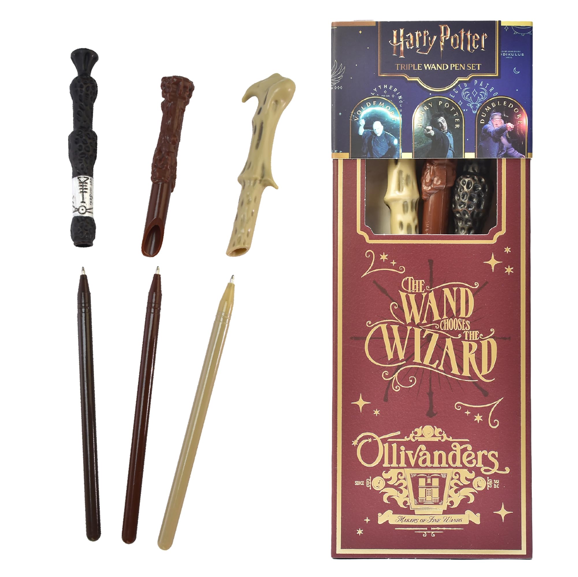Amazon | ハリーポッターの杖ペン3本セット、文房具、筆記、ギフト