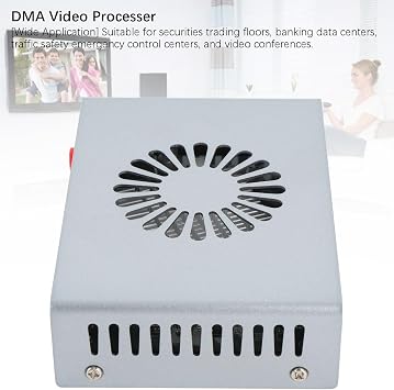 DMA Fuser HDMI Synthesizer Display Overlay, Video Processing Unit 2K 144Hz Adaptive Resolution No Debugging, for Securities Trading Banking Data Centers Data Transfer Optimization