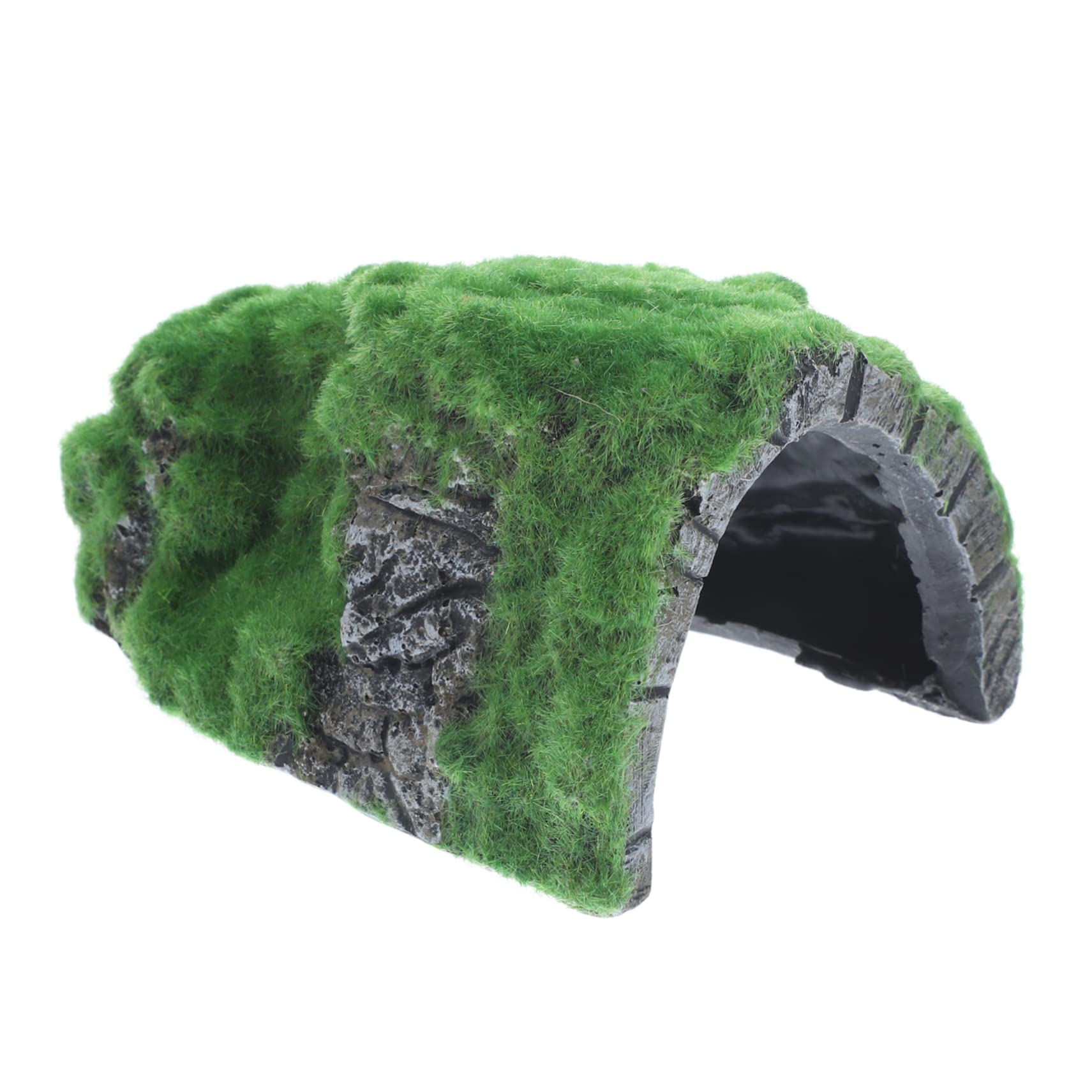Grotta in Resina per Rettili, Rifugio per Terrario Decor | Riduce la Luce Diurna, Forma a Caverna, Decorazione Semplice per Habitat di Lucertole e Altri Rettili