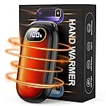 Hand Warmers Rechargeable - Dual Sided Heating Electric Hand Warmers with LED Display, 15Hrs Warmth, 4 Levels Pocket Heater for Outdoor, Hunting, Golf, Camping, Gifts for Men/Women