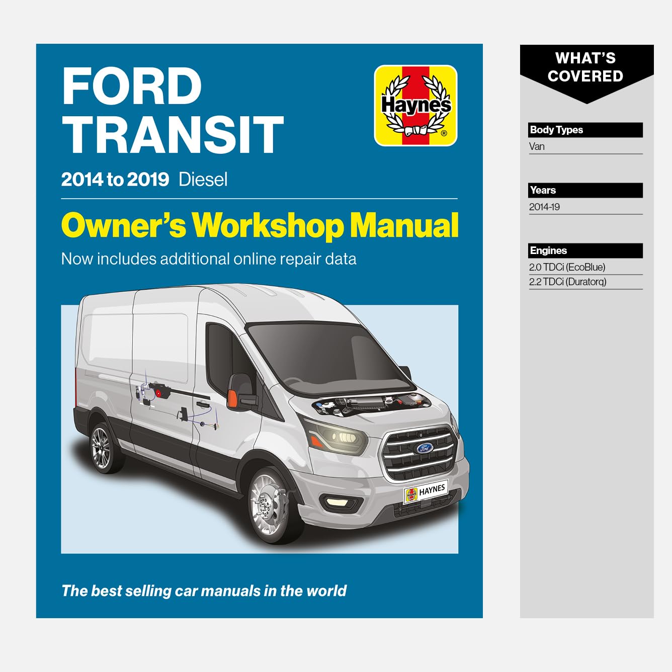 Ford Transit Diesel 2014-2019: Owners Workshop Manual - Now includes additional online repair data