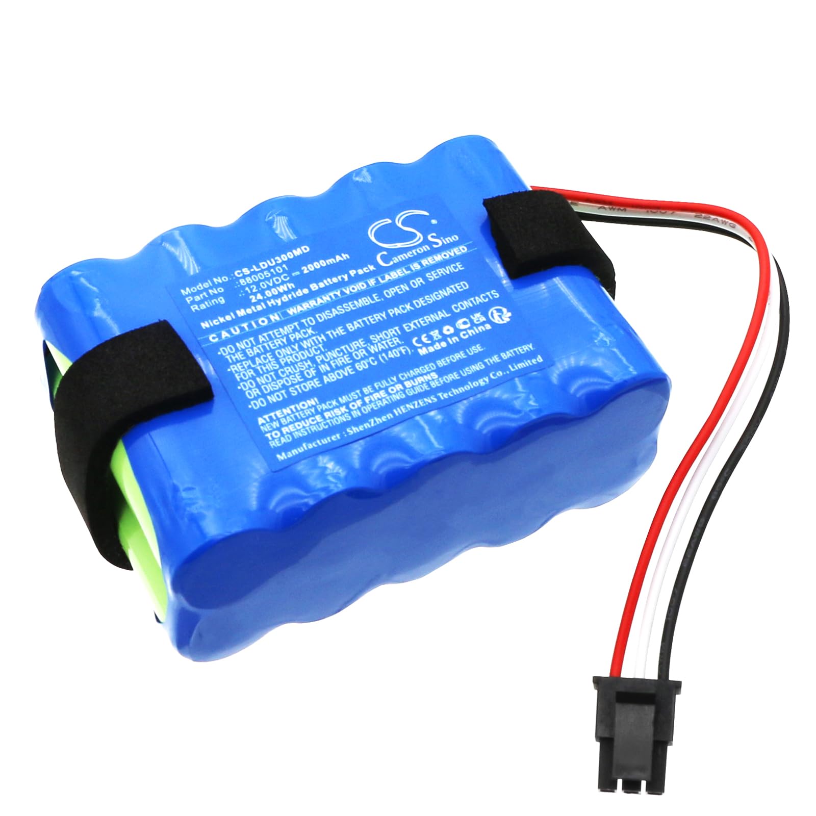 TECHTEK Batterie 2000mAh Compatible avec [Laerdal] LCSU 3, LCSU 4, LCSU3 Suction Unit, LCSU4 Suction Units remplace 110517-O, 88005001, 88005101, 88006001, 88006101, 88007005, 886113