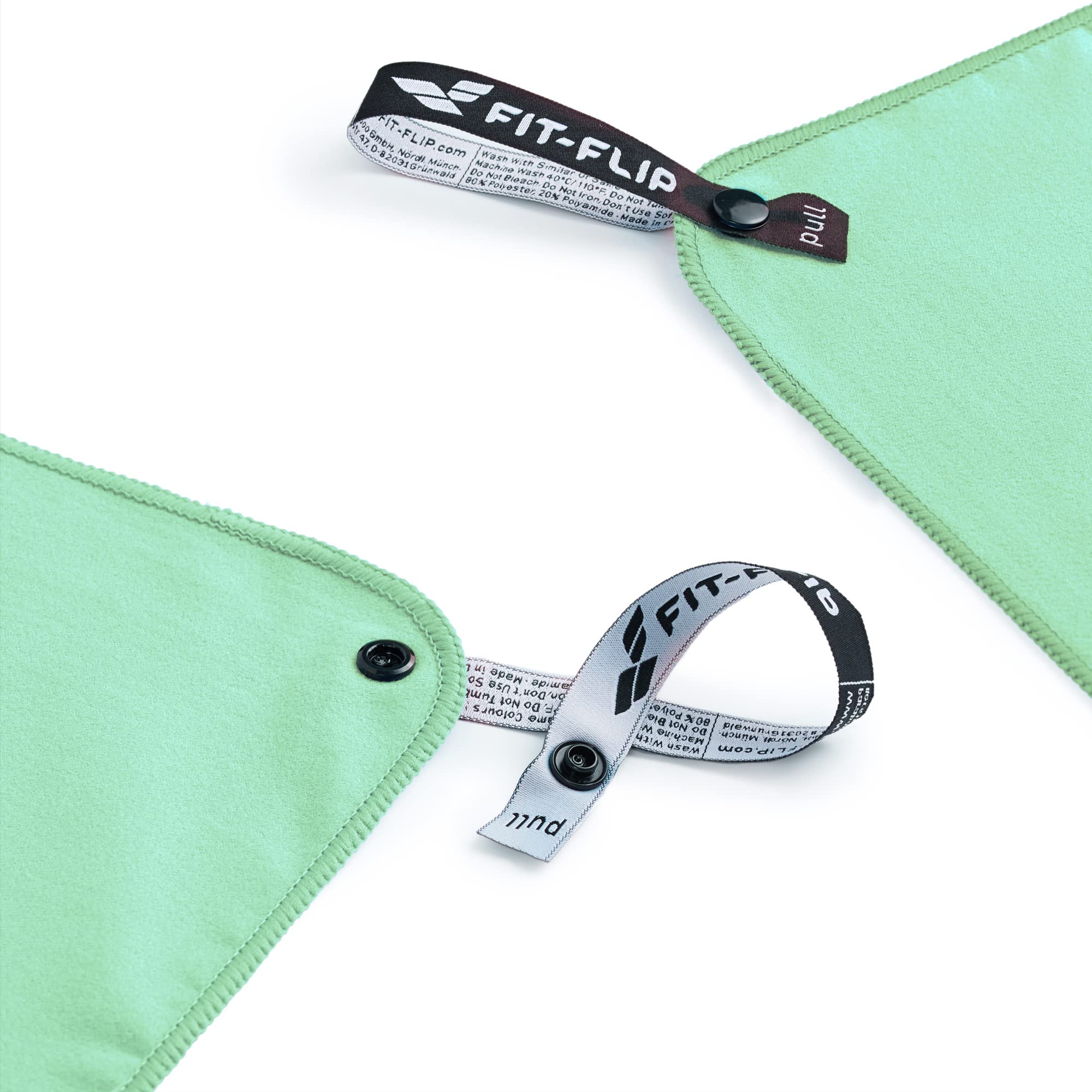 Fit-Flip Asciugamano microfibra - asciugamano palestra compatto e ultraleggero - asciugamani microfibra - il perfetto telo mare microfibra grande - ottimale per viaggio, sport e palestra