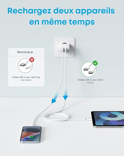 Anker Chargeur Rapide USB C 20W - 2