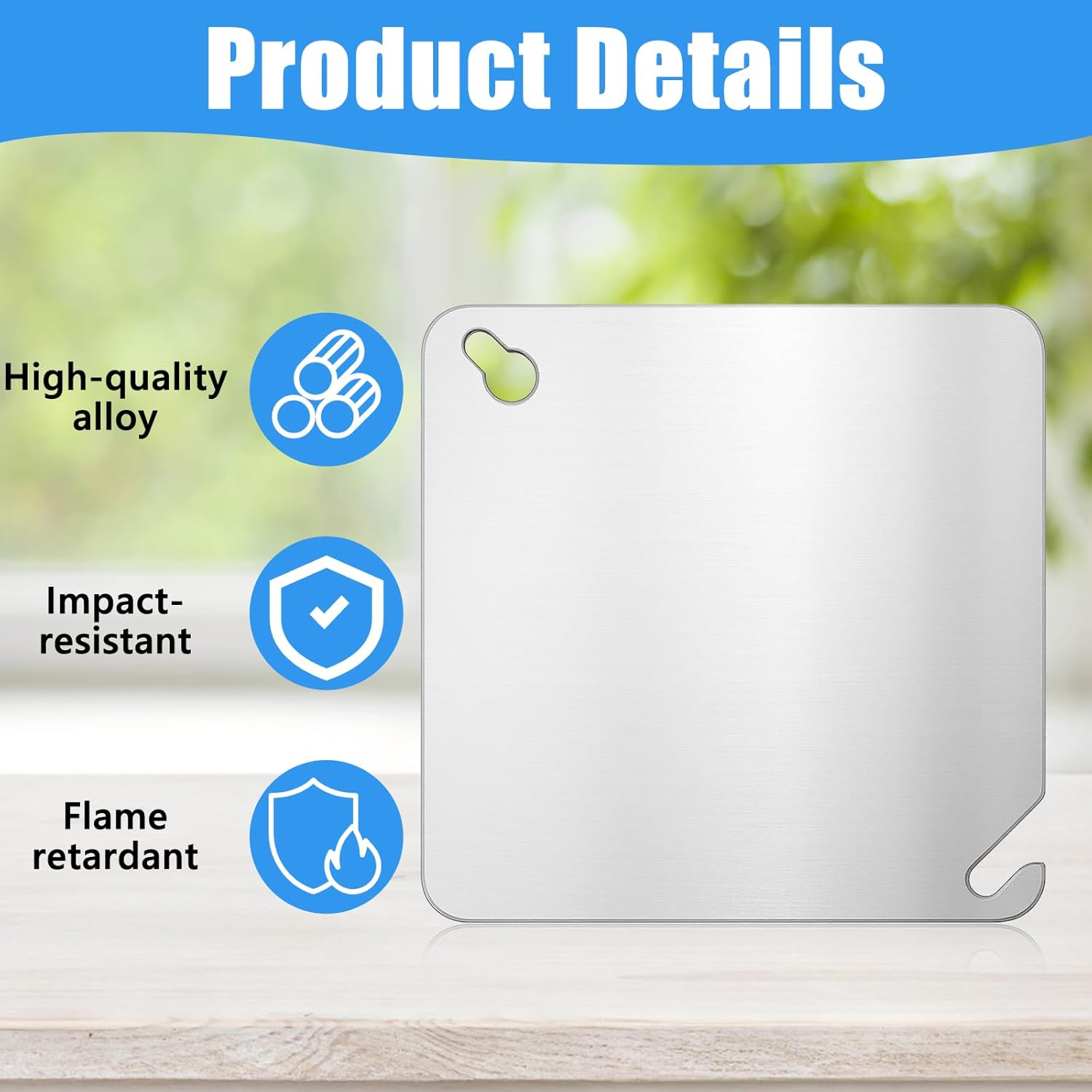 4 Inch Square Flat Blank Electric Box Cover, Metal Electrical Box Cover Plates, Flat Outlet Boxes Plate with Angled Mounting Slots for 4x4'' Square/Octagonal Boxes
