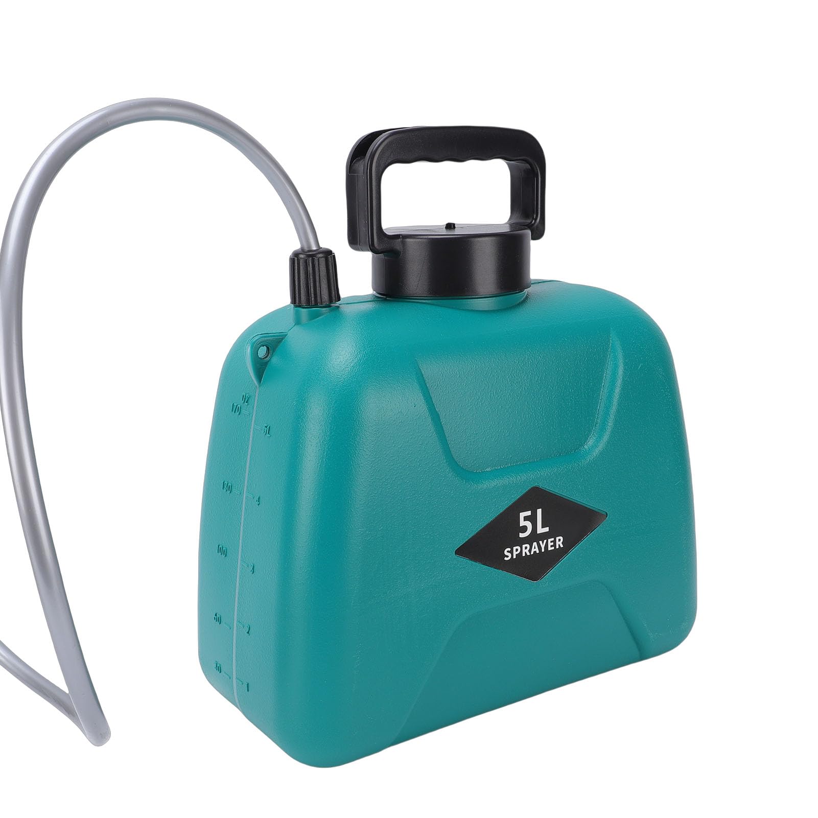 Spruzzatore Elettrico da Giardino da 5 Litri, Interruttore Senza Sforzo, 3 Ugelli Nebulizzatori, Bacchetta Retrattile, Indicatore Digitale, per Irrigazione, Fertilizzazion