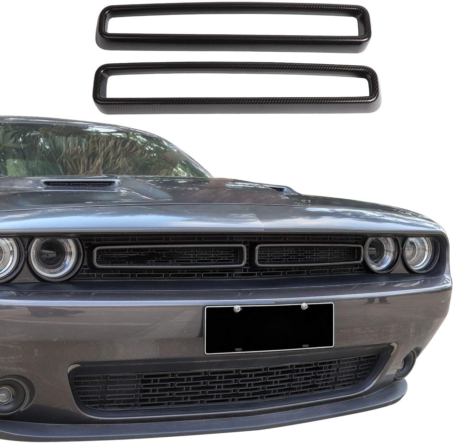 Voodonala for Challenger ABS Carbon Fiber Front Grille