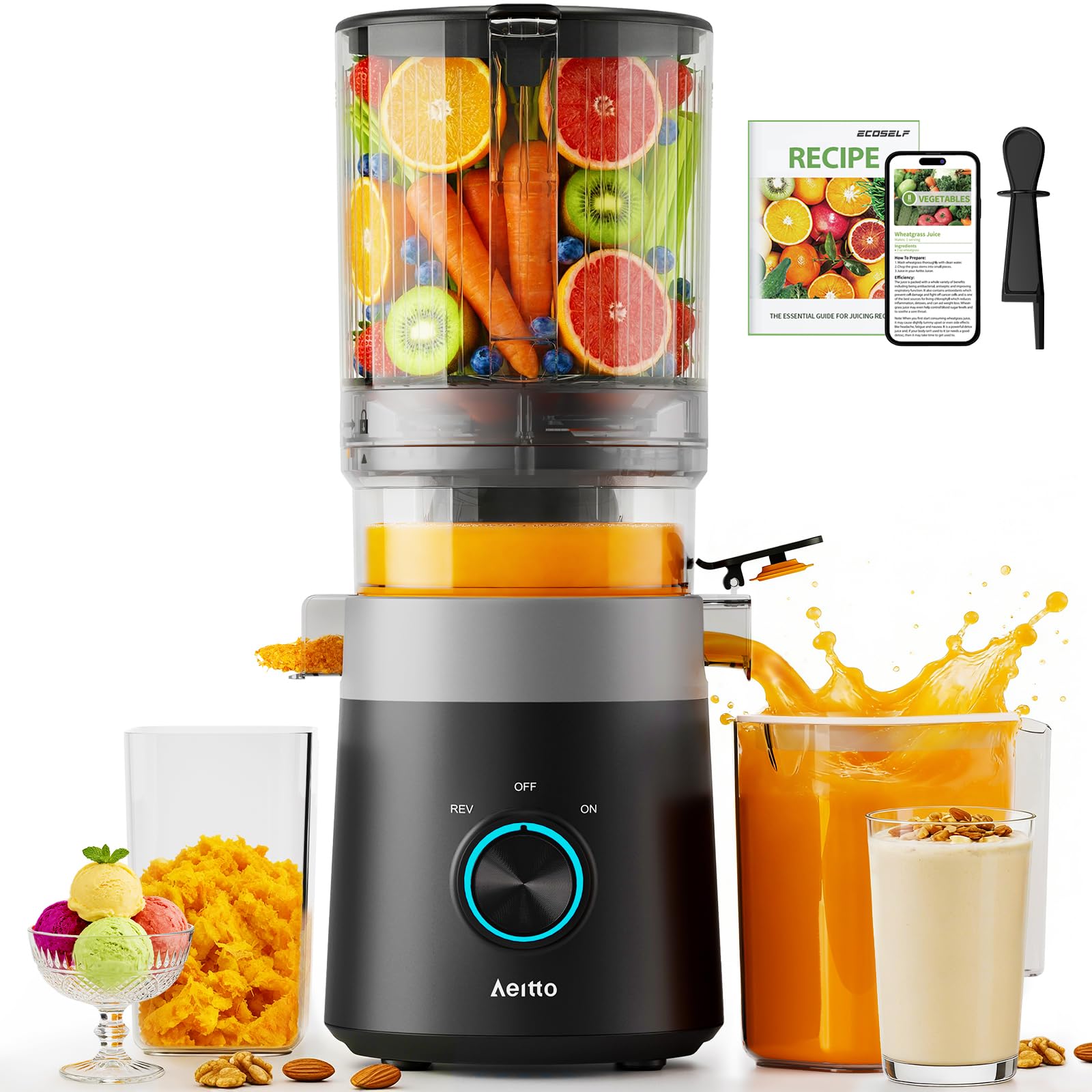 Photo 1 of Aeitto 3-in-1 Masticating Juicer