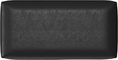 Miniatura 5 de SIMPLIHOME Owen - Otomana rectangular pequeña de almacenamiento rectangular de 36 pulgadas de ancho en piel sintética negra envejecida, para sala de