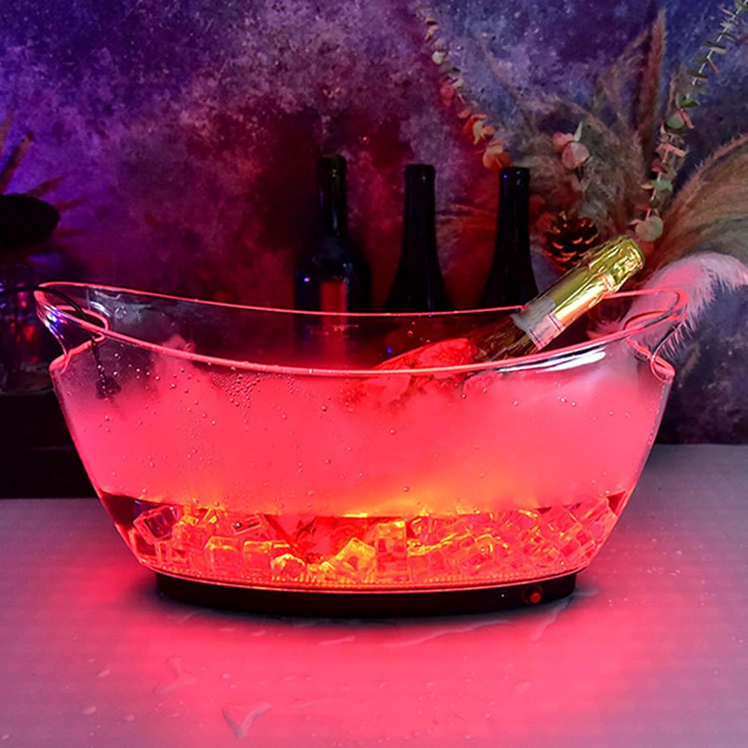 Practical Ice Container with Convenient Handle Creative Ship Shaped Ice Container for Outdoor Activity