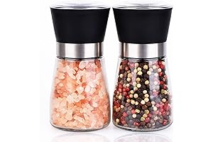 Salt & Pepper Grinder - Refillable Spice Mill And Shaker