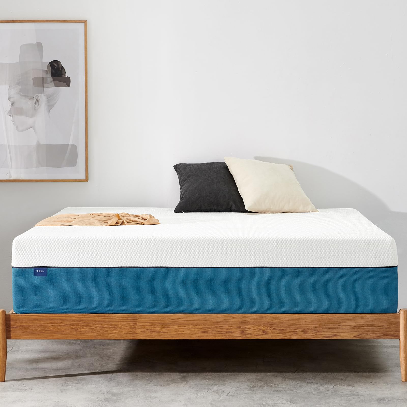 IYEE NATURE Full Mattress, 12 inch Gel Memory Foam in a Box, Foam Bed Mattress Firm Foam Full Size 54 * 75 * 12 inch