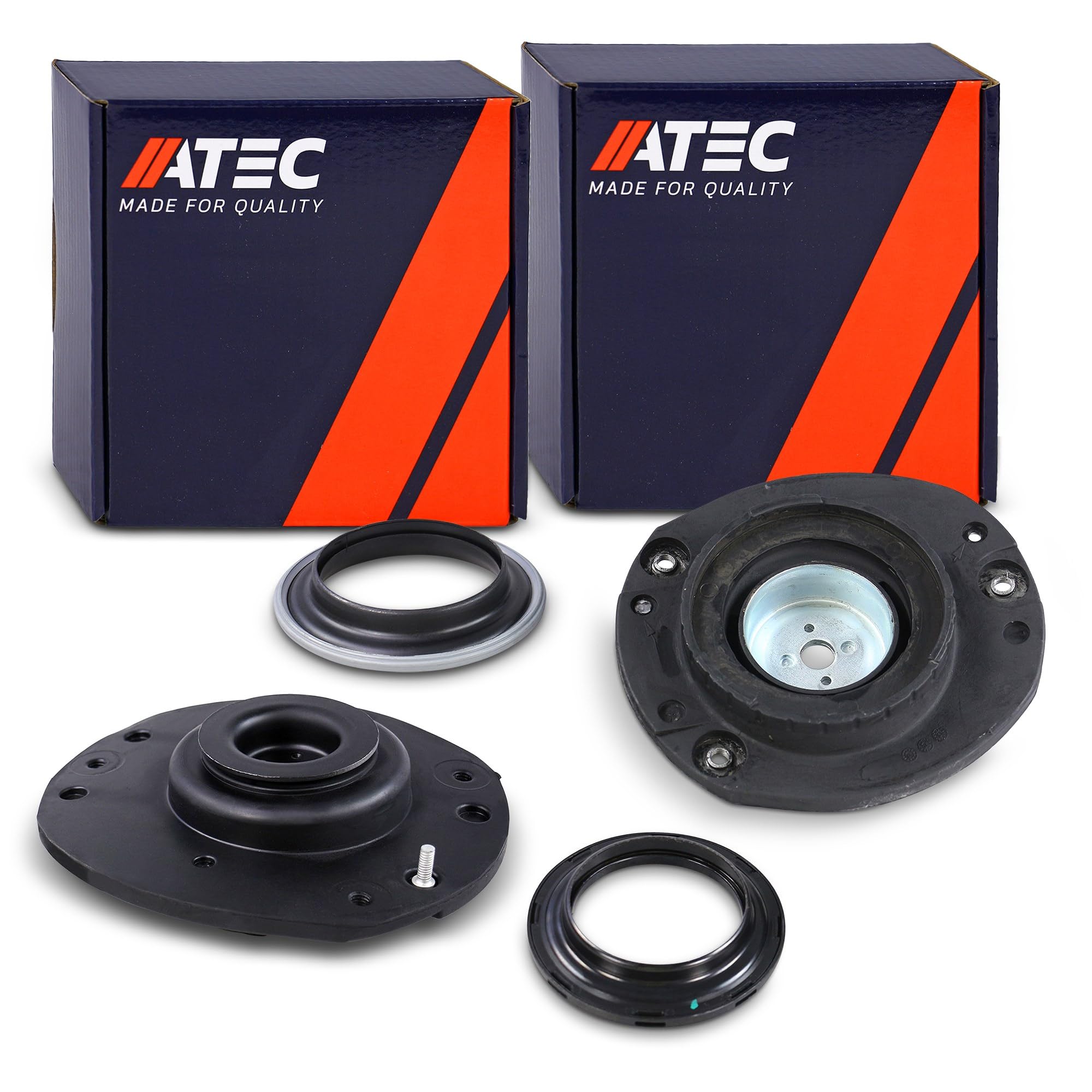 ATEC Germany 1x Domlager vorne links, 1x Domlager vorne rechts Vorderachse rechts,