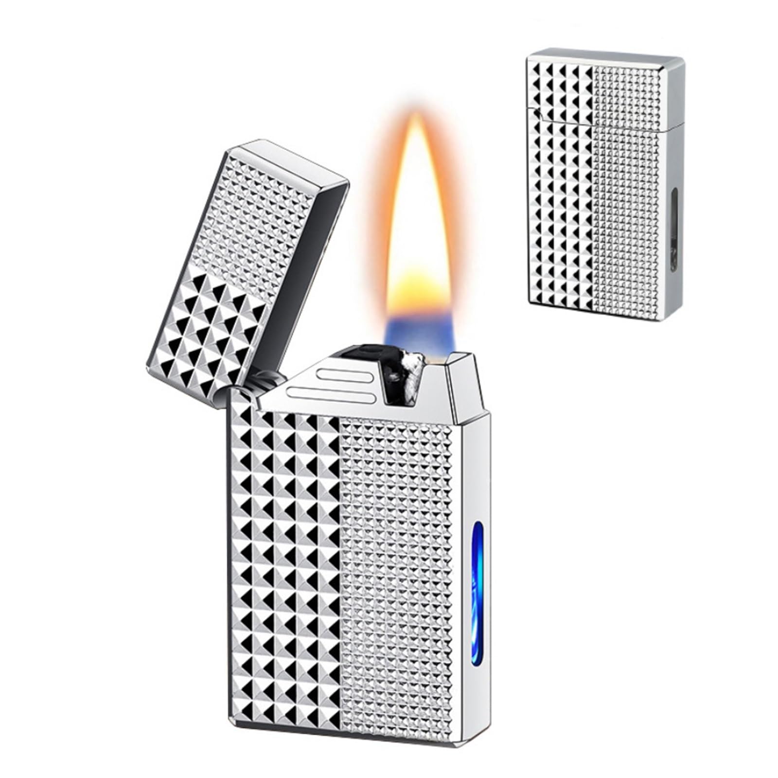 Briquet à kérosène haut de gamme avec réservoir visible