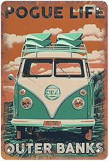 ZZZRSYR Funny Novelty Metal Sign- Outer Banks Pogue Life - Retro Wall Decor Gift for Man Cave Home Gate Garden Bars Cafes Office Store Club 8 X 12 INCH