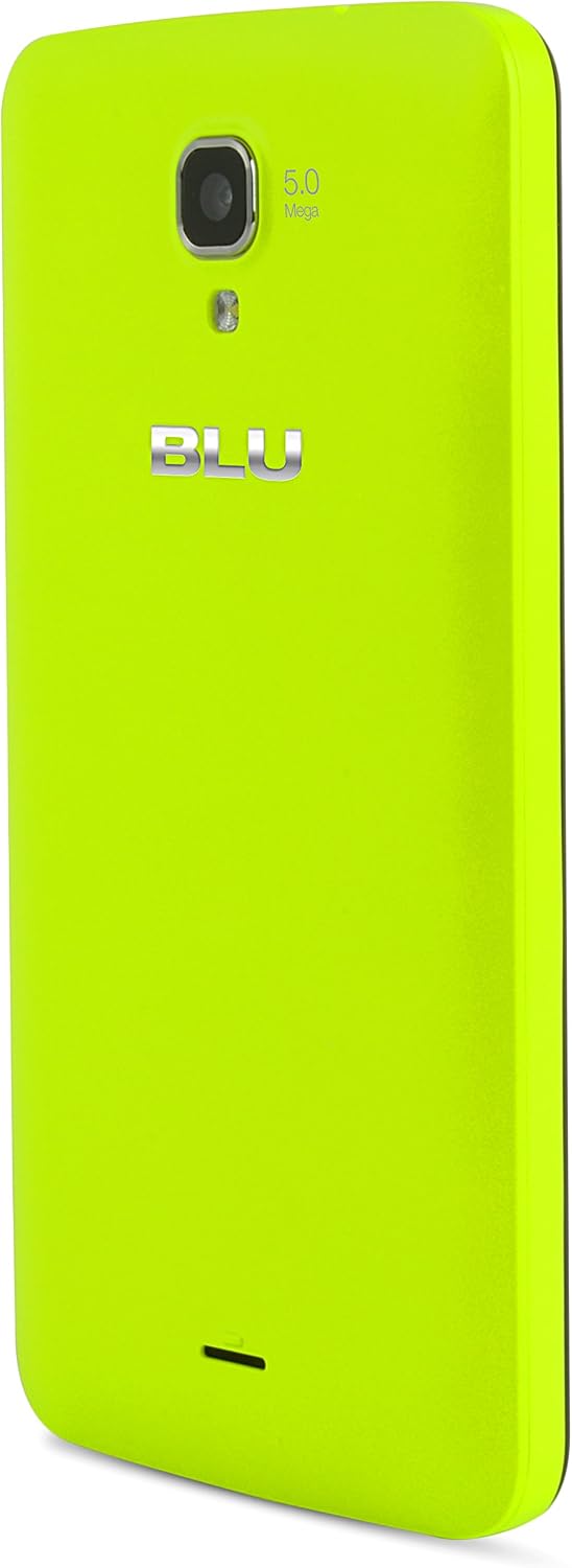 Blu Studio C Mini Quad Core, 4.7" IPS, Android 4.4 KK, 4G HSPA+, 5MP Camera - Unlocked Cell Phones -Yellow