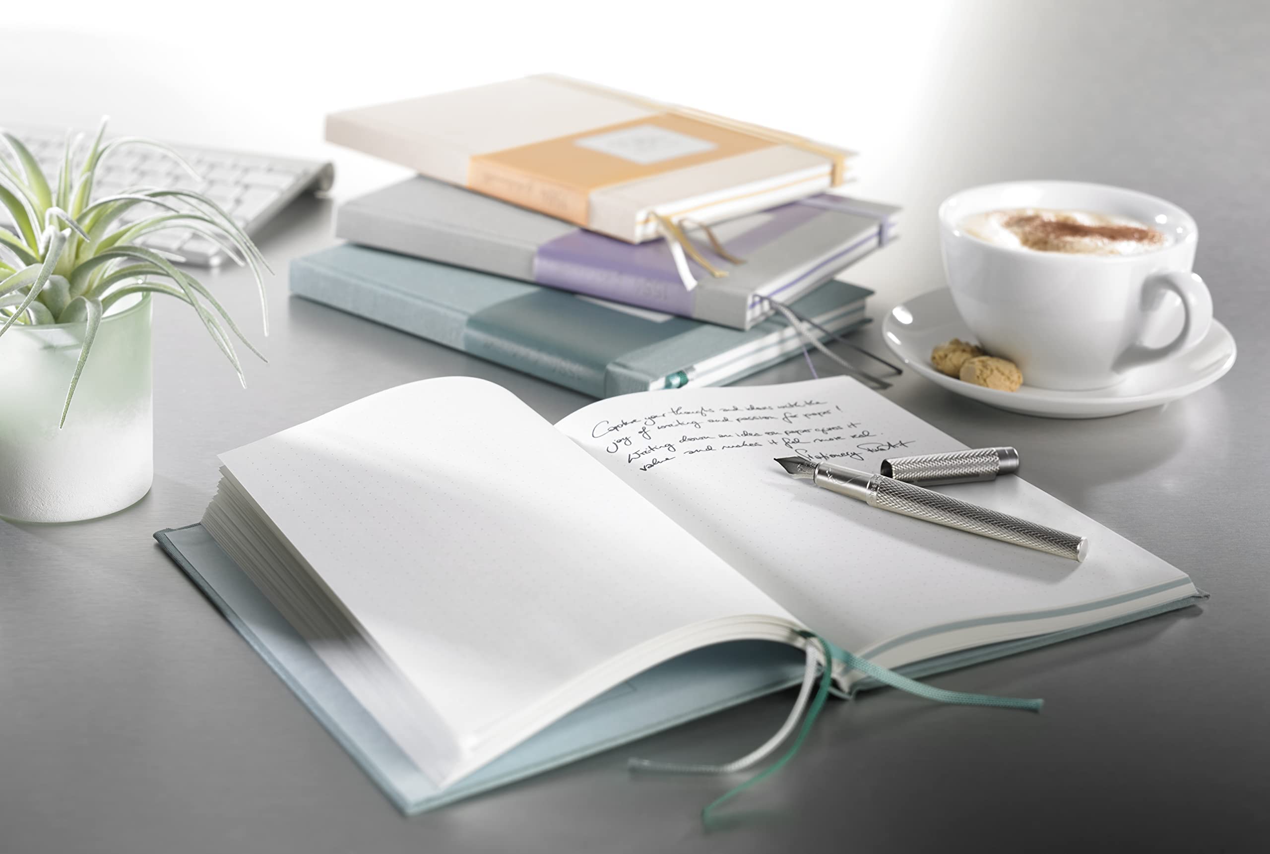 Hahnemühle Notatnik 1584, A5, morska zieleń, 90 i 100 g/m², 100 arkuszy
