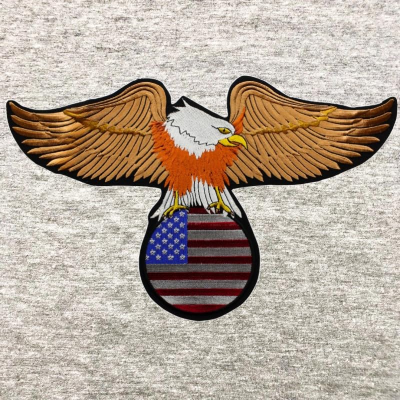 Patch brodé Aigle drapeau des États-Unis pour customiser vos vêtements