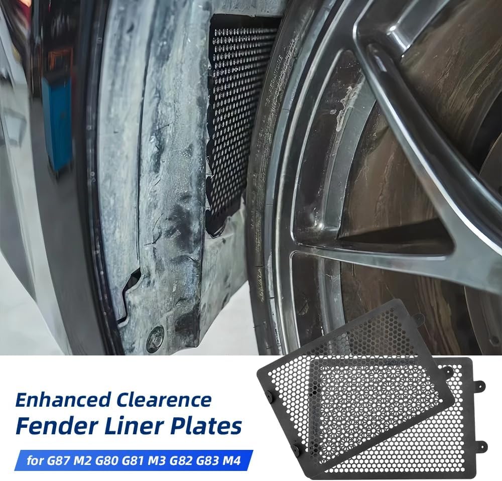 Wheel Arch Clearance Kit Aluminum Plates/Enhanced Clearance For BMW M2/M3/M4/G80/G81/G82/G83/G87 Accessories