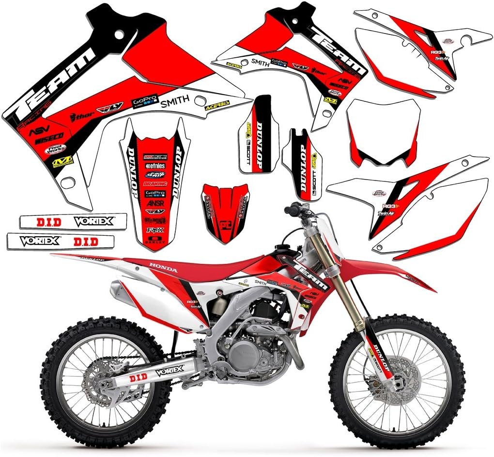Amazon.com: Team Racing Graphics kit Compatible with Honda 2019-2020 ...