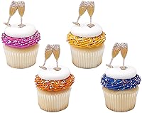 Vista 6 de DECOPAC Nonpareils multicolores, 30 oz/85 g, gránulos elegantes en recipiente de mano, gránulos comestibles para pasteles de celebración, cupcakes