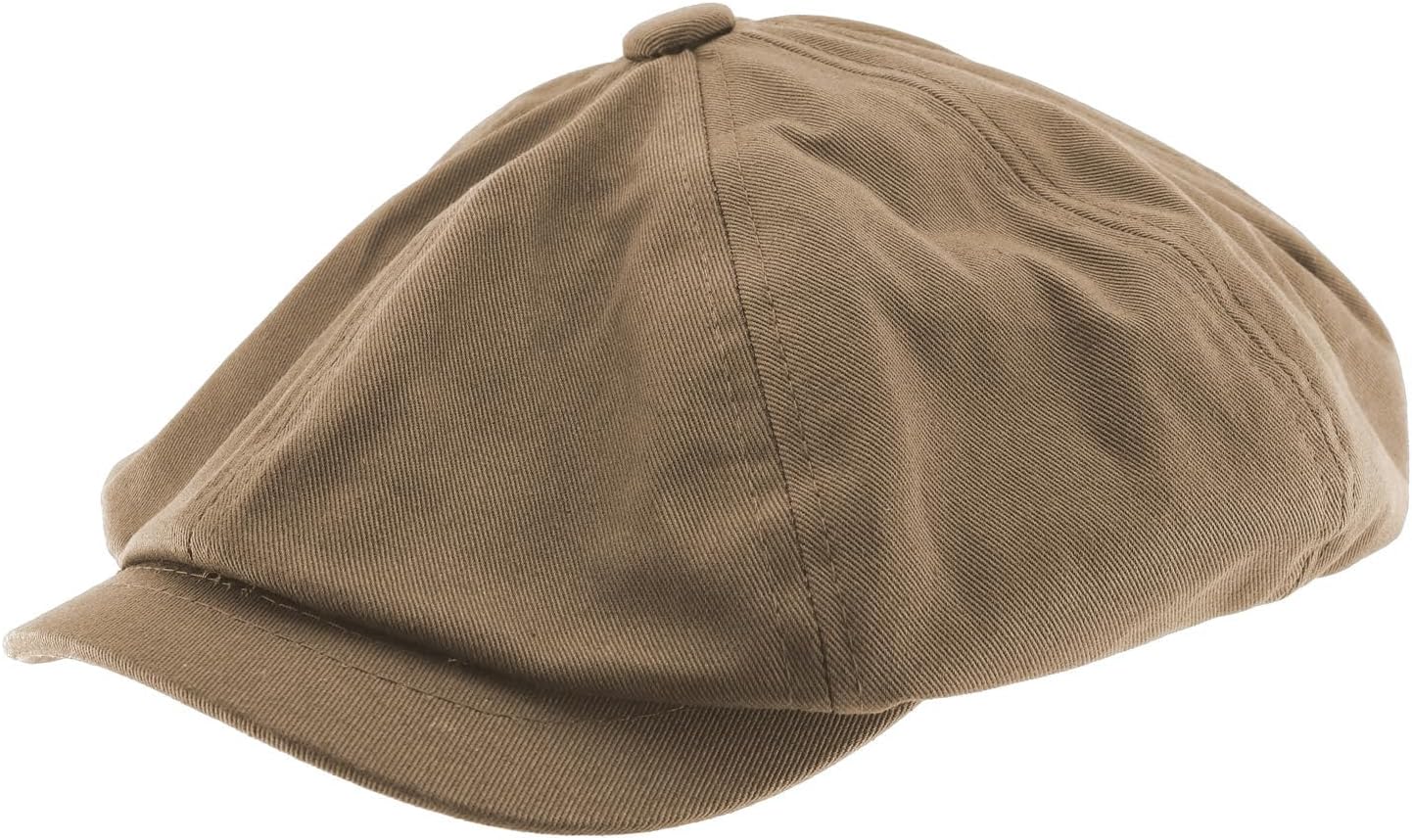 Trendy Apparel Shop XXL Oversized Cotton Newsboy Cap Hat