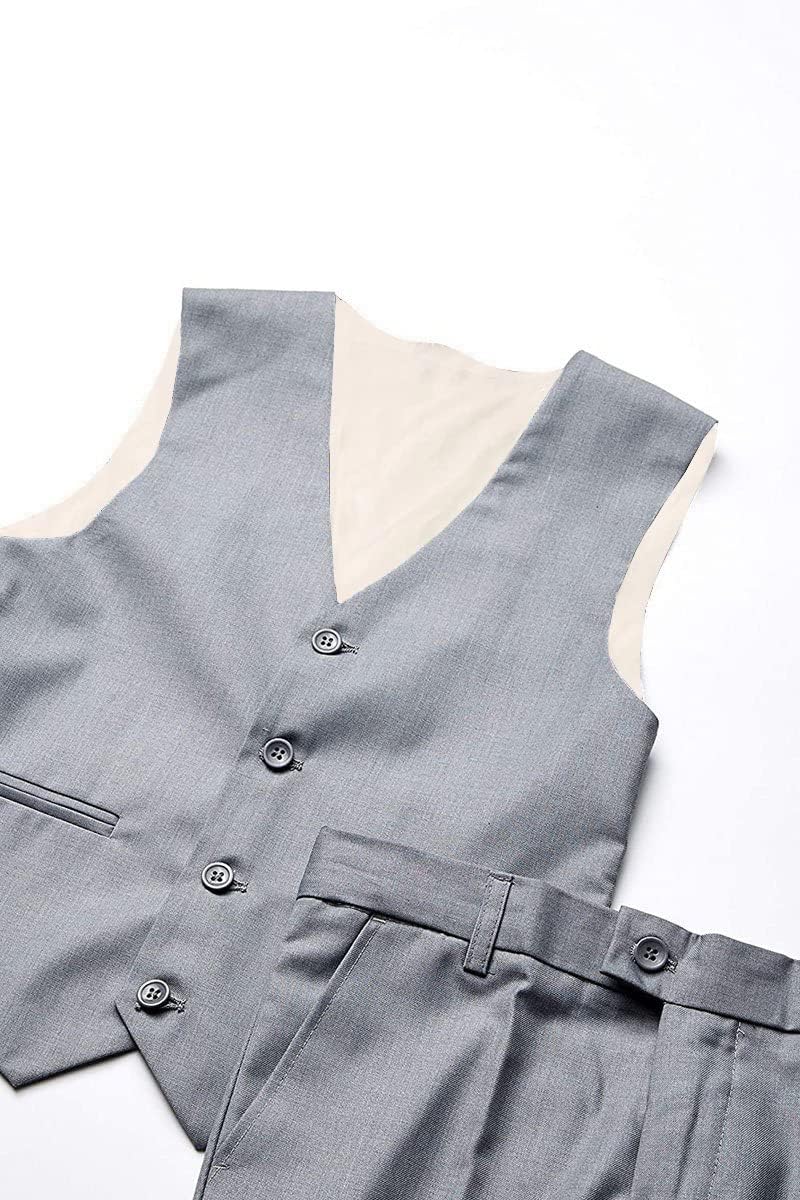 Boy's Suit Three Pieces Two Buttons Notch Lapel Tuxedos Jacket+Vest+Pants