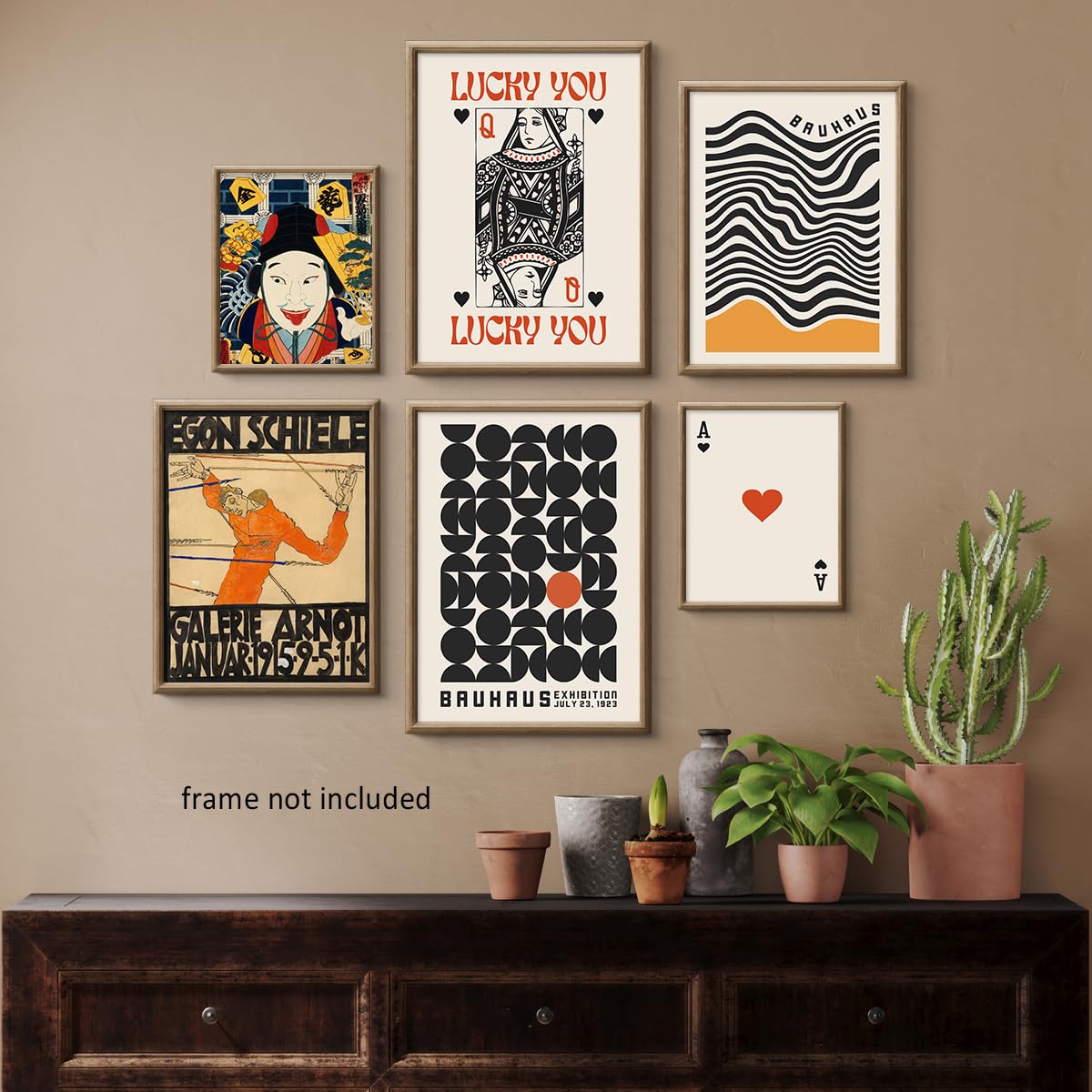 Amazon.com: Vintage Mid Century Modern Queen of Hearts Japanese