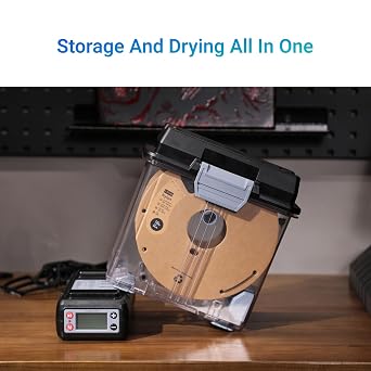 Snapmaker Filament Dryer,3D Printer Filament Dryer and Storage Box with 360PTC Fast Heater for Keeping Filament Dry,Compatible with 1.75/2.85/3mm PLA PETG ABS TPU ASA PA PC PVA