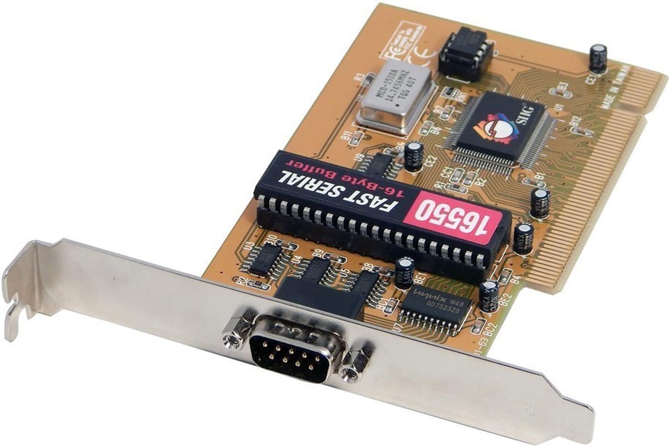 SIIG - CyberSerial SIIG NinePin I/O Serial Port Card JJ-P01012-B PCI/Single Port - JJ-P01012-B