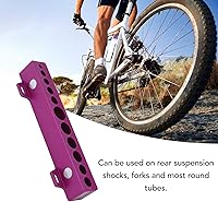 Vista 3 de Mordazas de tornillo de banco, 1 par de tornillo de banco de bicicletas de horquilla delantera Hub Abrazadera de choque trasero accesorio